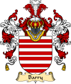 Irish Family Coat of Arms (v.25a) Barry