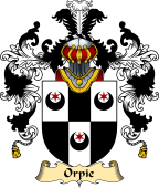 Irish Family Coat of Arms (v.25a) Orpie